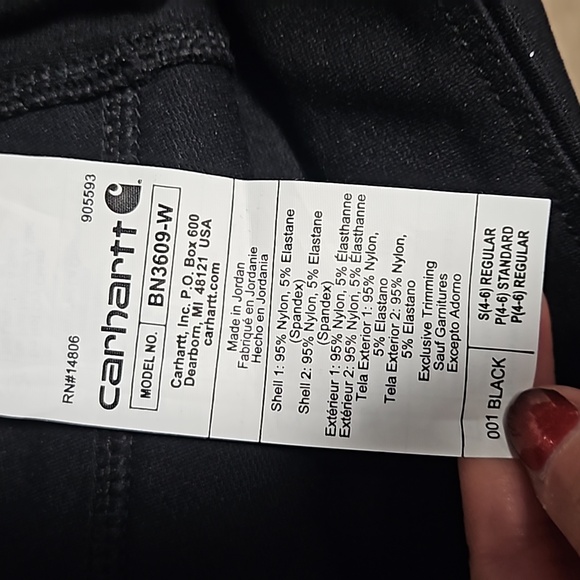 Carhartt Force Fitted Leggings, size small - Picture 7 of 7